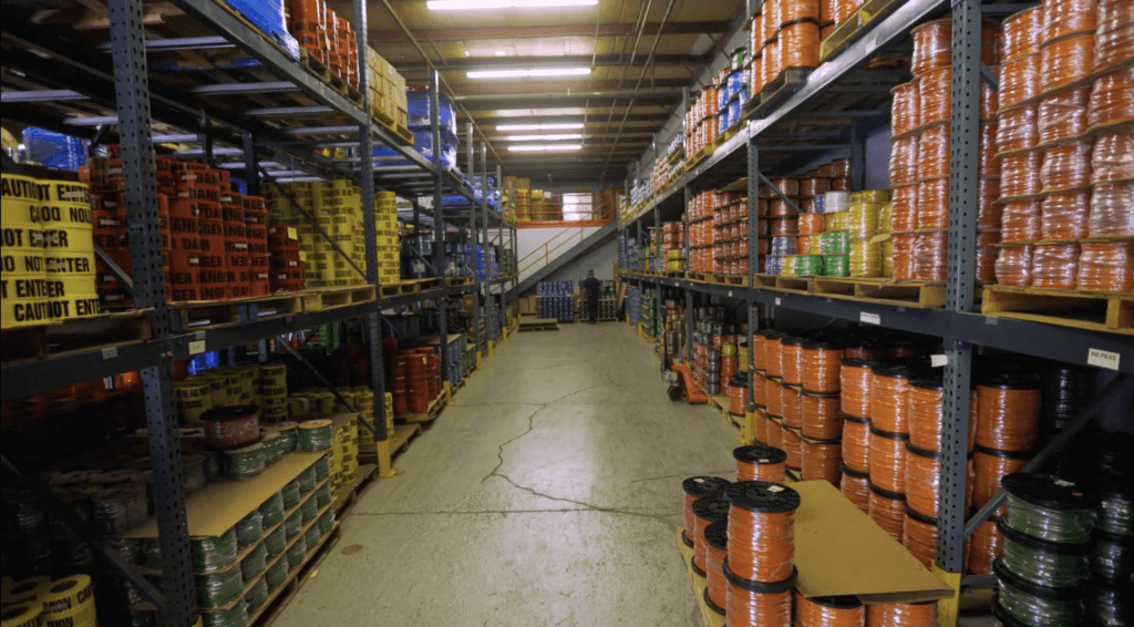 Warehouse image showing inventory