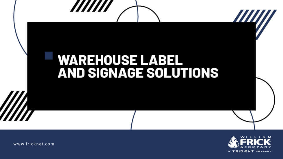 Warehouse Label and Signage Solutions