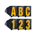 Reflective Letters and Numbers Feature