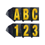 Low Temp Retroreflective Letters and Numbers Feature