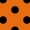 Polka Dot: Orange & Black