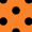 Polka Dot: Orange Glo & Black