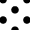 Polka Dot: White & Black