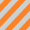 Striped: Orange Glo & Silver