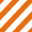 Striped: White & Orange