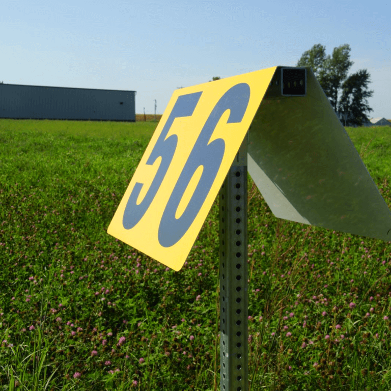 Bracketless Aerial Marker In The Field