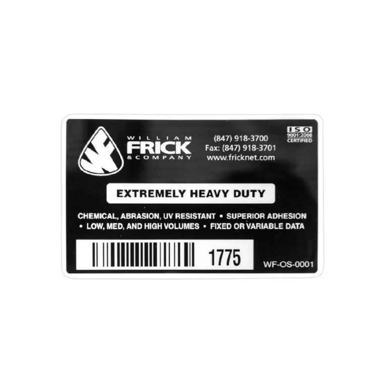 Extremely Heavy Duty Labels