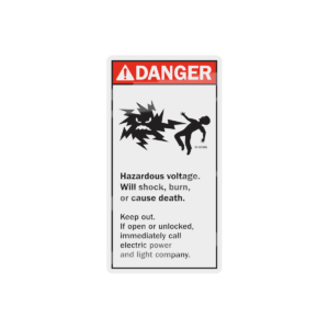 Pressure Sensitive Labels for Electrical Transformers