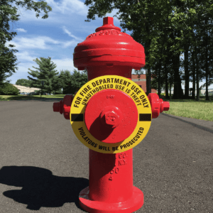hydrant with ring in field
