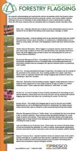 How to Identify Marking Tapes in Forestry