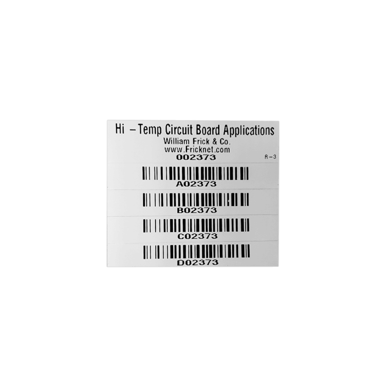 High Temperature Polyimide Labels