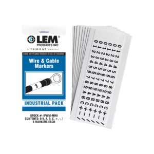 Industrial Pack Mini Wire Marker Books