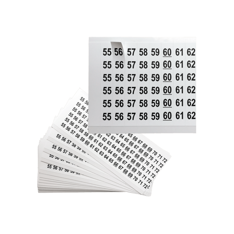 Jumbo Cable Wire Marker Cards