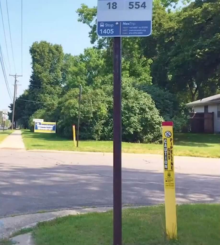 Photo of a TriView in a neighborhood yard