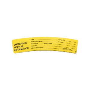 hard hat medical label feature