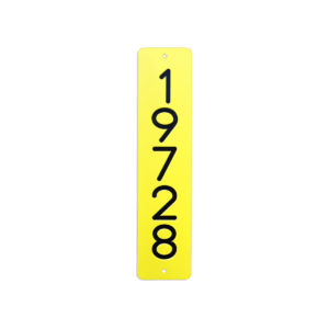 Sequentially Numbered Engraved Pole Tag SKU # ENGSEQ60