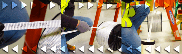 Stylized image of someone using Tug Tape