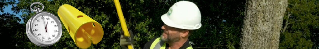 blog header for faster guy wire marker install